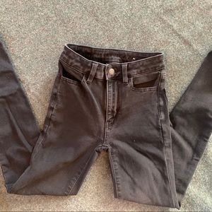 American Eagle Black High Waist Jeans